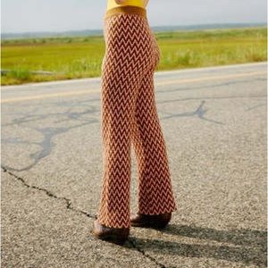 Misha Puff Florentine Jacquard Kingston Pants - resin tempo